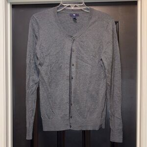 Women’s Gray Cardigan Sweater